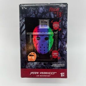 NIB Friday the 13th Jason Voorhees LED Wavemotion Projector Halloween Spooky